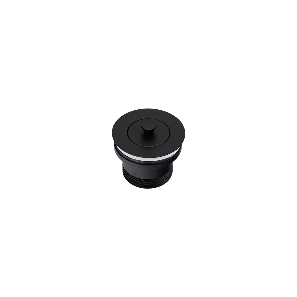 [15637] Pull-Out Bath Plug - Matte Black