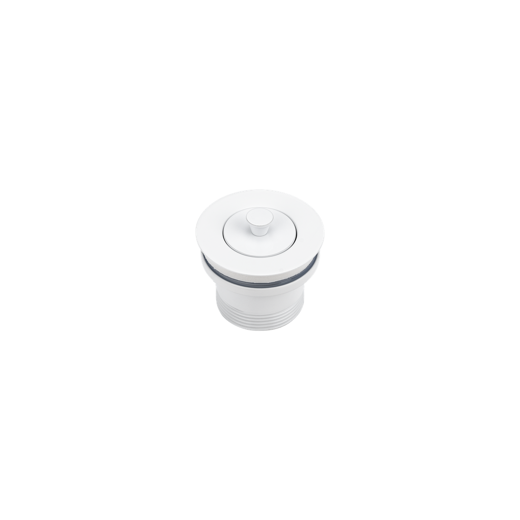 [15639] Pull-Out Bath Plug - White