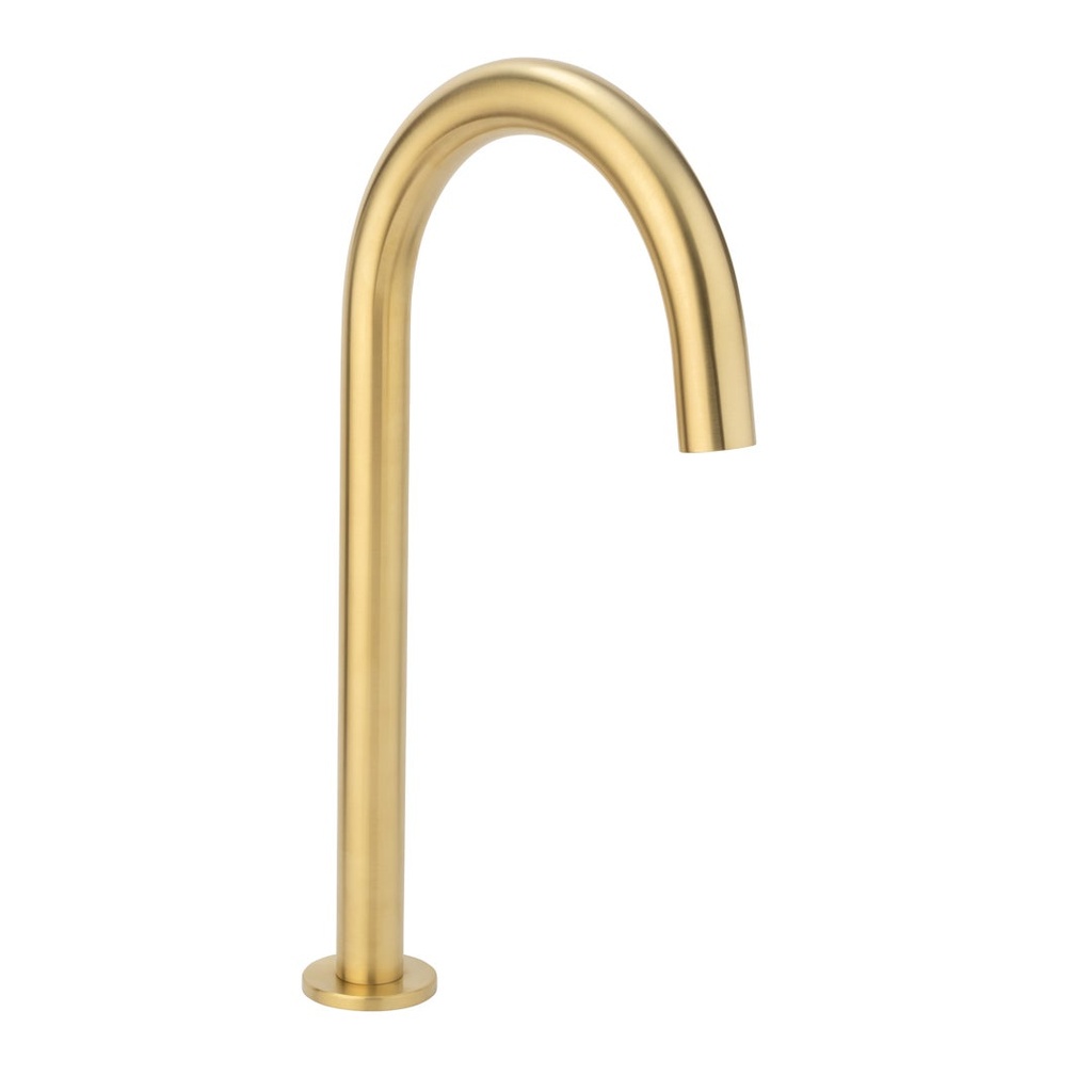 [15640] Sensor Gooseneck Hob Spout - Brushed Brass (without adapter)