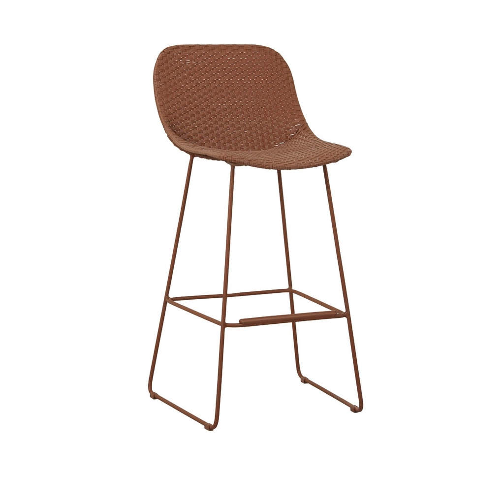 [GRANADA-SCOOP-BARSTOOL-BRIQUE-BS-GRAN-SCO] Granada Scoop Barstool - Brique