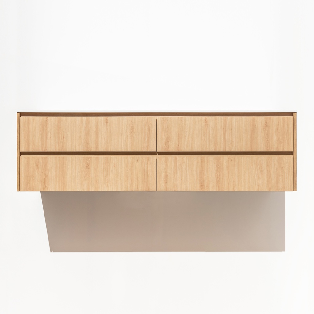 [15713] Addison 4-Drawer 1764mm - Pure Oak