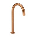 Sensor Gooseneck Bench Mounted Spout - Brushed Copper