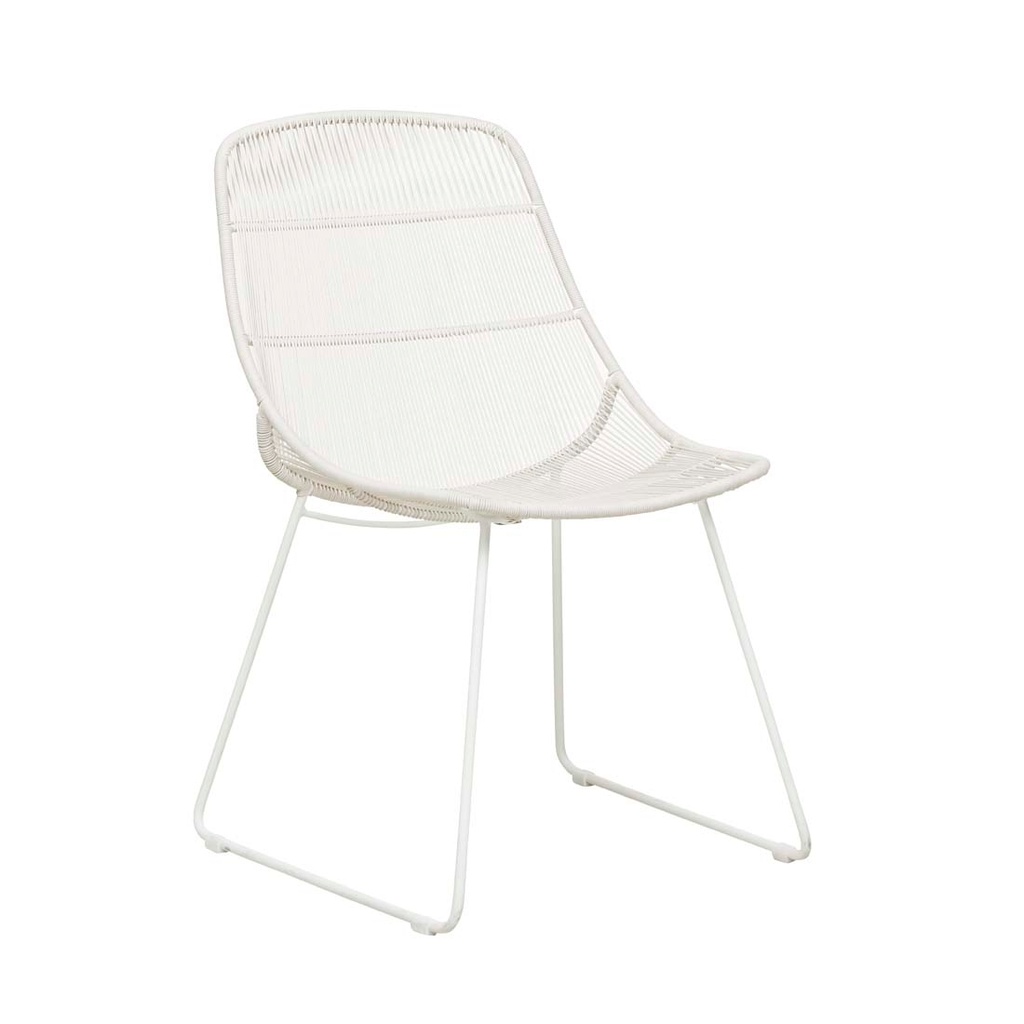 [GRANADA-SCOOP-DINING-CHAIR-CHALK-WHITE-CH-GRAN-SCO-WHITE] Granada Scoop Dining Chair - Chalk - White