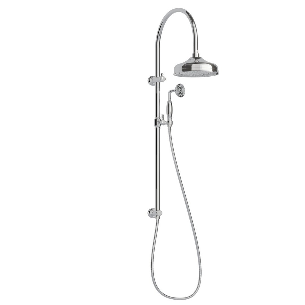 [15904] Kingsley Shower Rail Set - Chrome