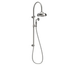 Kingsley Shower Rail Set - Brushed Nickel