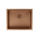 Sola Outdoor Single Sink 550mm - Brushed Copper