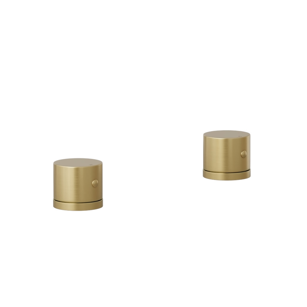[16000-LF] Milani Assembly Bench Mounted Taps - Brushed Brass