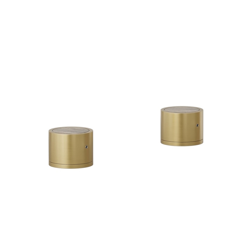 [16007-LF] Pixi Tile Insert Assembly Bench Mounted Taps - Brushed Brass