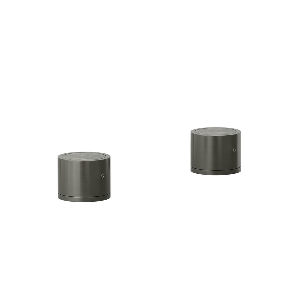 [16009-LF] Pixi Tile Insert Assembly Bench Mounted Taps - Brushed Gunmetal