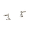 Kingsley Assembly Bench Mounted Taps - Brushed Nickel