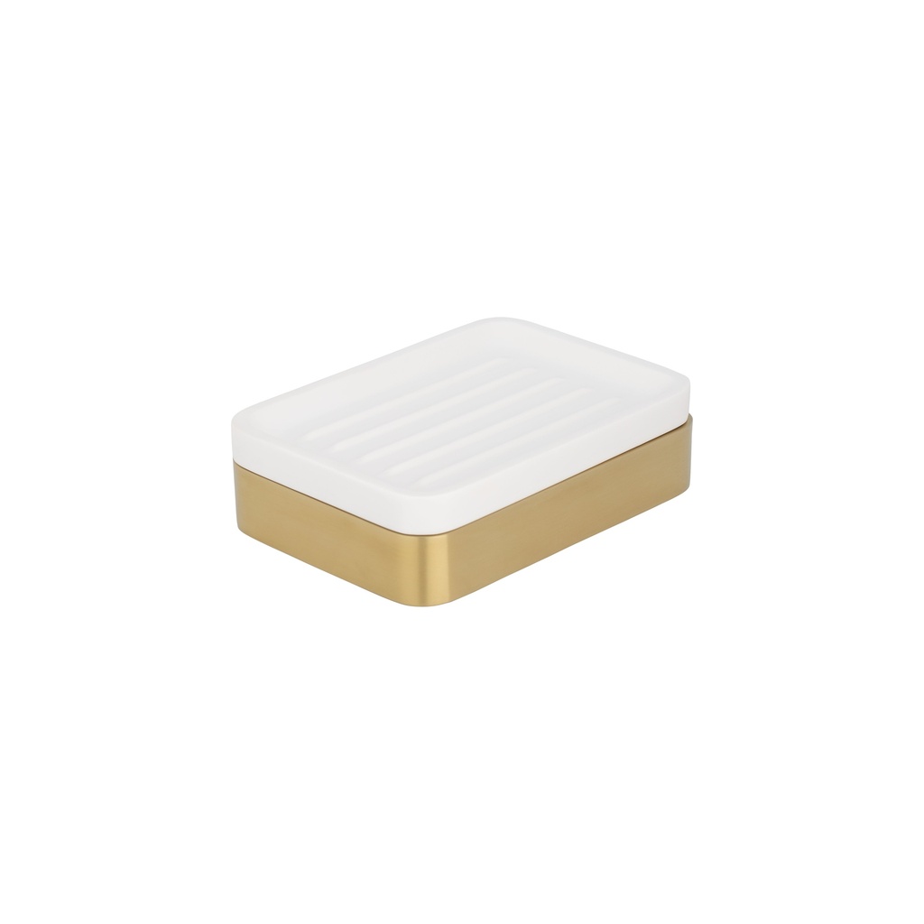 (D)Maya Soap Dish Shelf - Brushed Brass