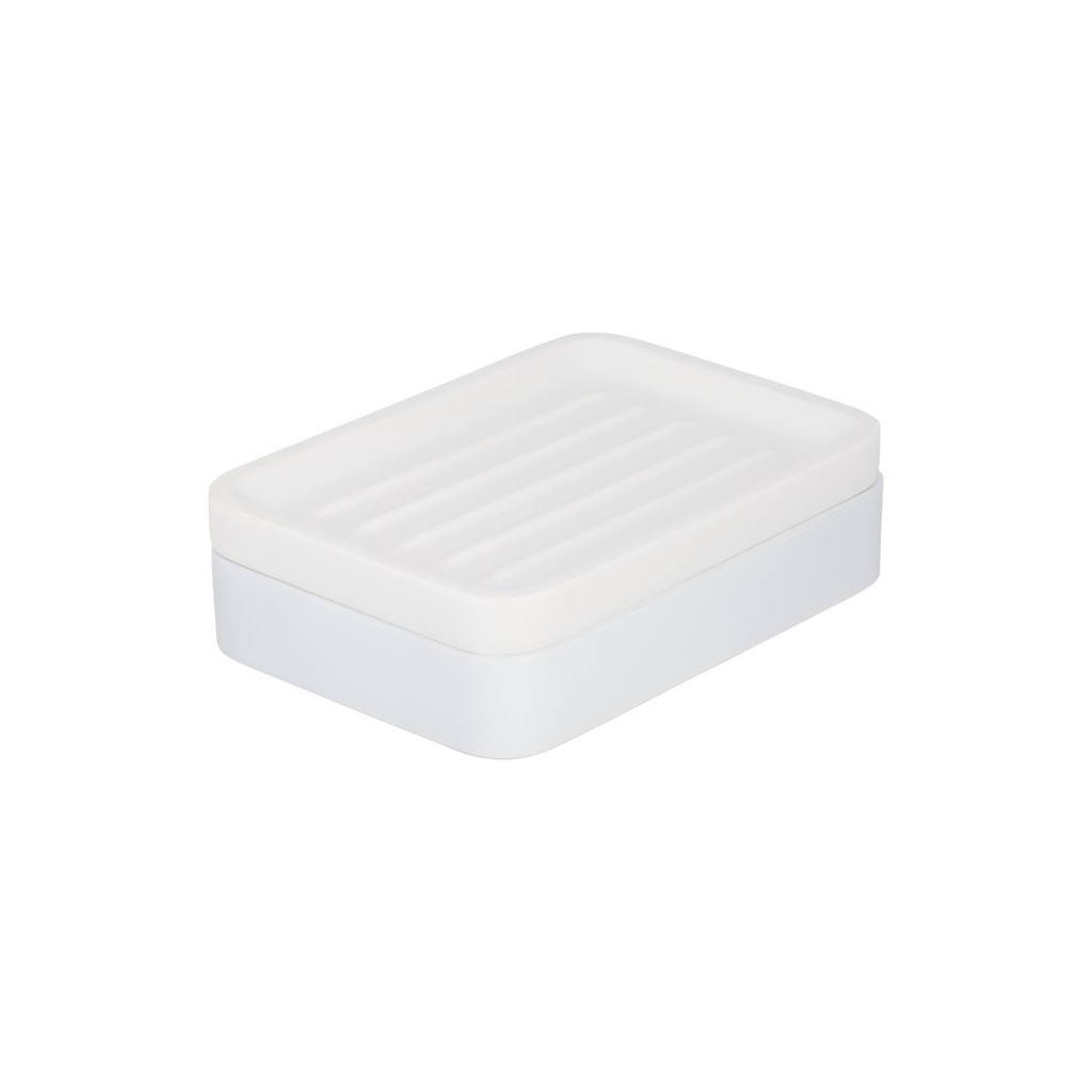 [16063] Maya Soap Dish Shelf - White