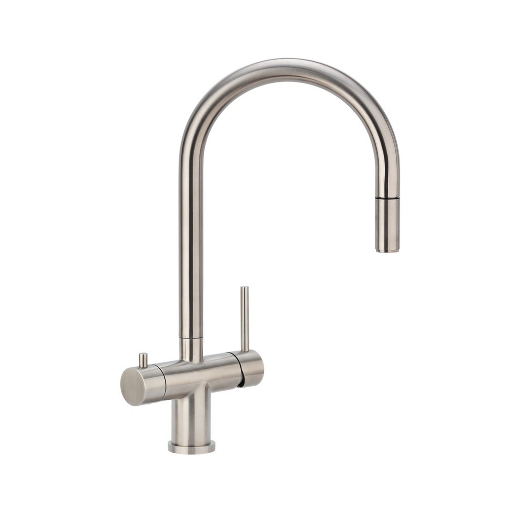 [16153] Elysian Commercial 3-Way Pull-Out Filter Tap - Stainless Steel