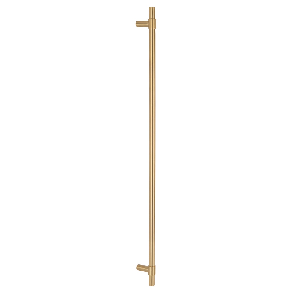 [16253] Modi Adjustable Entry Door Pull 900mm - Brushed Brass