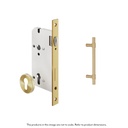 Modi Adjustable Entry Door Pull &amp; Lock Set 300mm - Brushed Brass