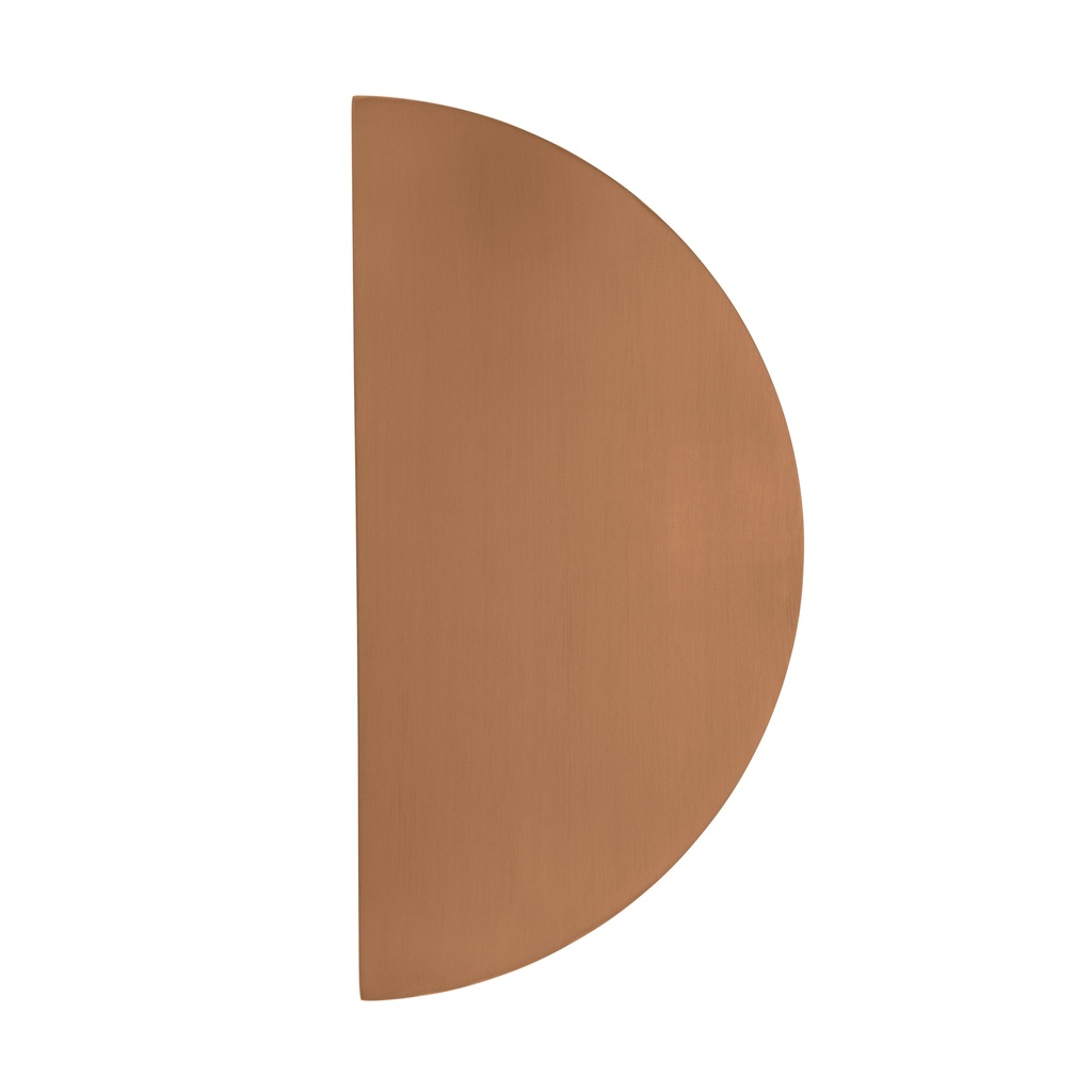 [16270] Imes Half Moon Entry Door Pull - Brushed Copper