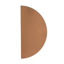 Imes Half Moon Entry Door Pull - Brushed Copper