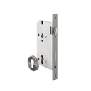 Roller Mortice Lock - 60mm Backset - Brushed Gunmetal