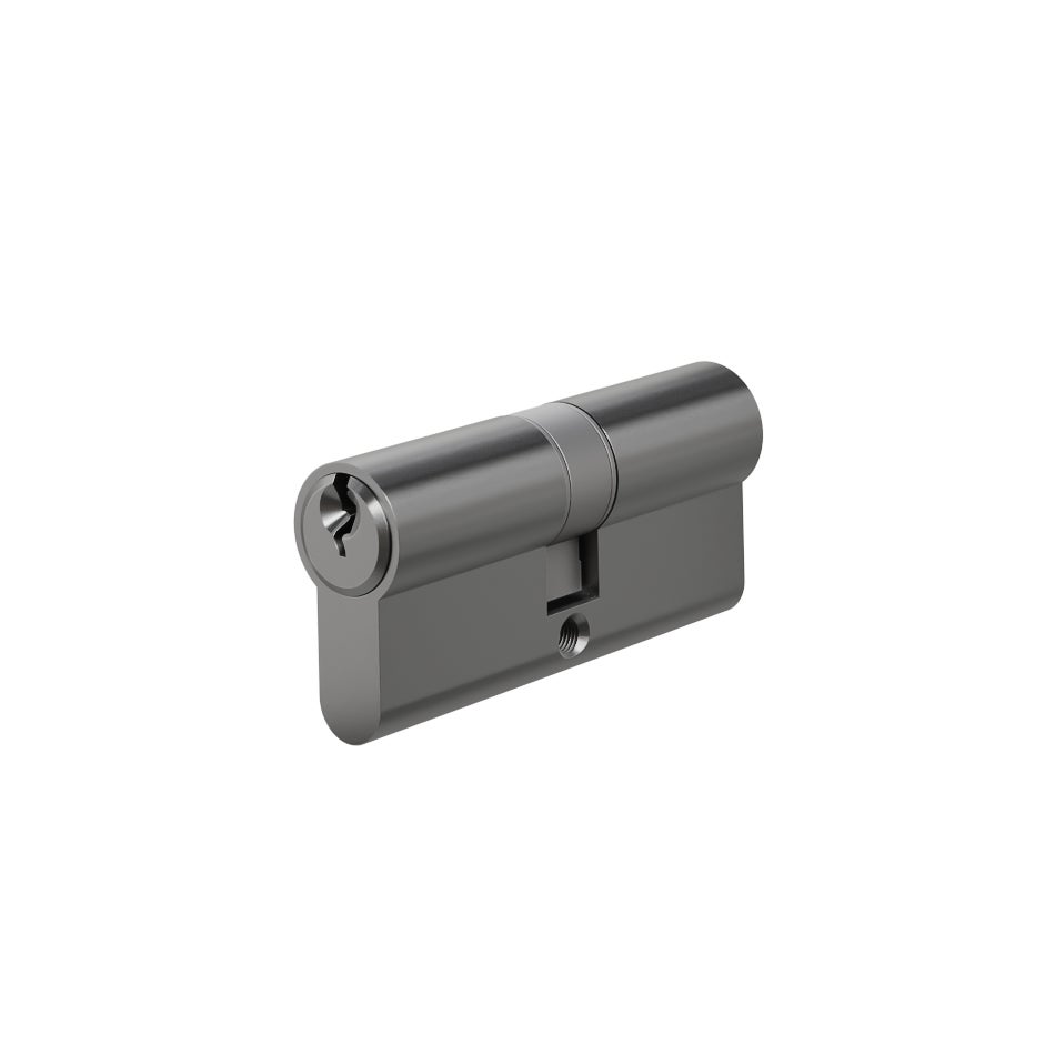 [16295] Euro Cylinder Double (Key/Key) 70mm - Brushed Gunmetal