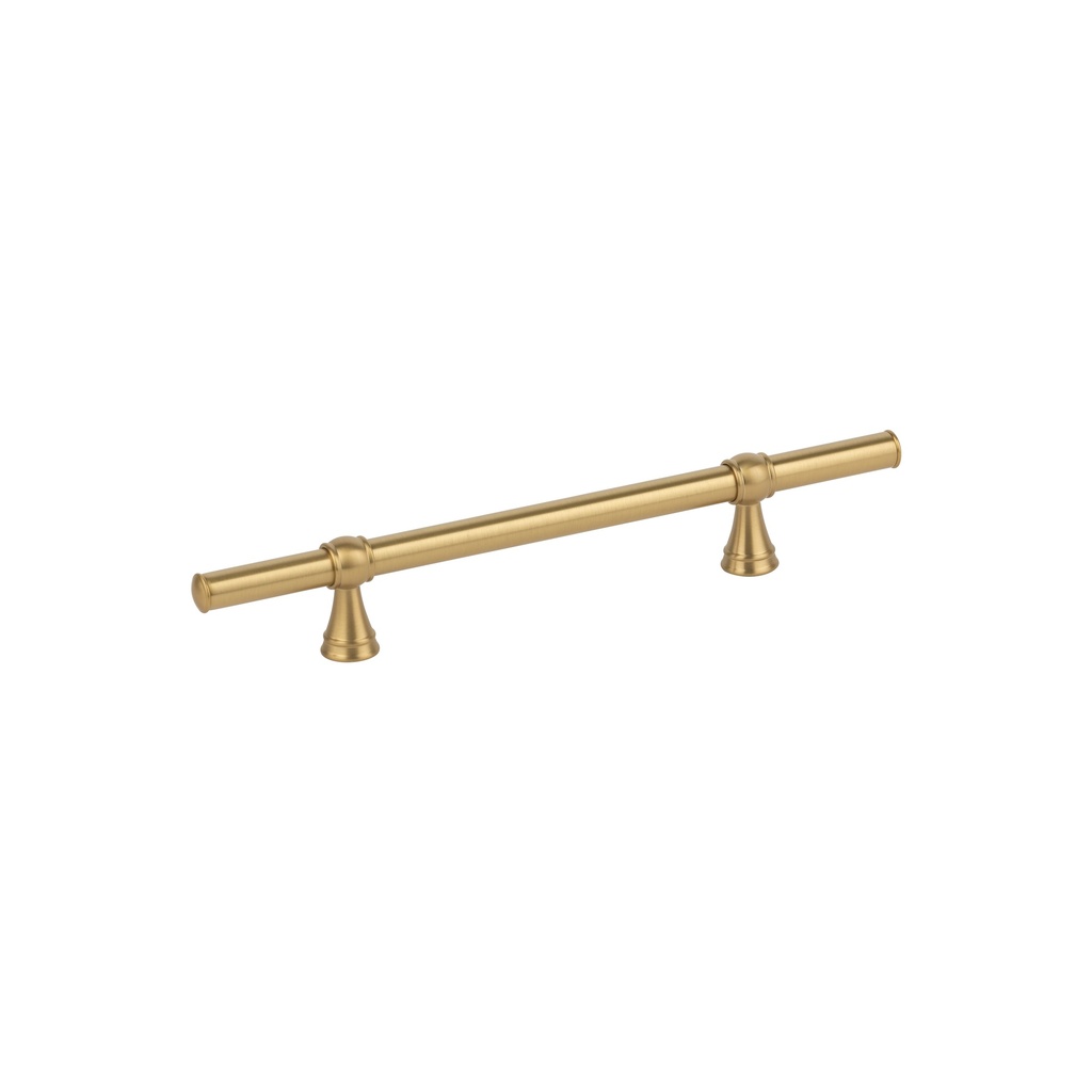 [16358] Kingsley Adjustable Cabinetry Pull 250mm - Brushed Brass