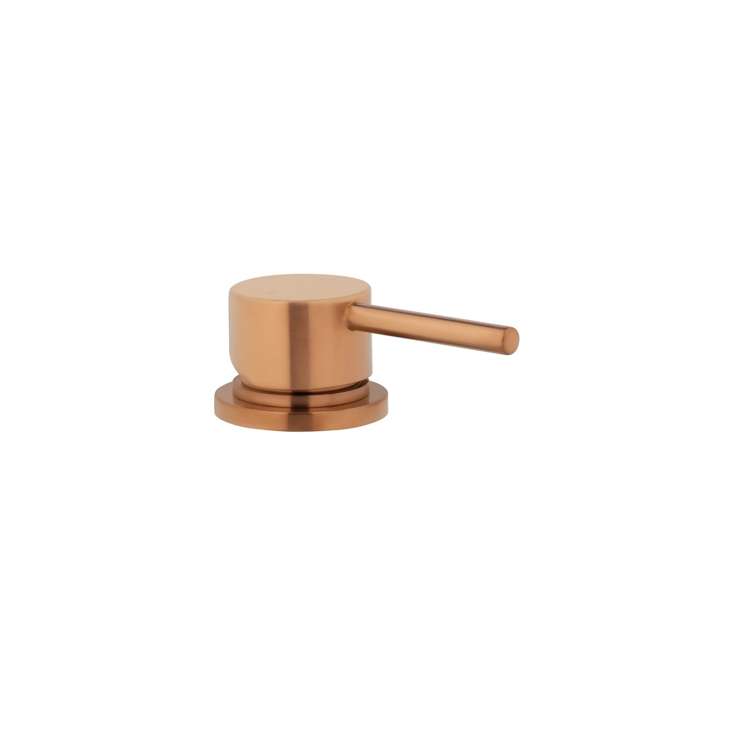 Elysian Bench Mounted Minimal Mixer - Brushed Copper