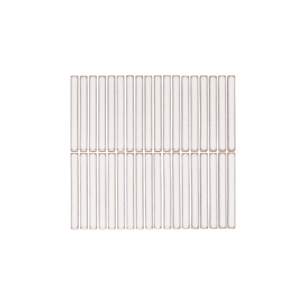 [16477] Yama Kit Kat Mosaic Tile - Antique White