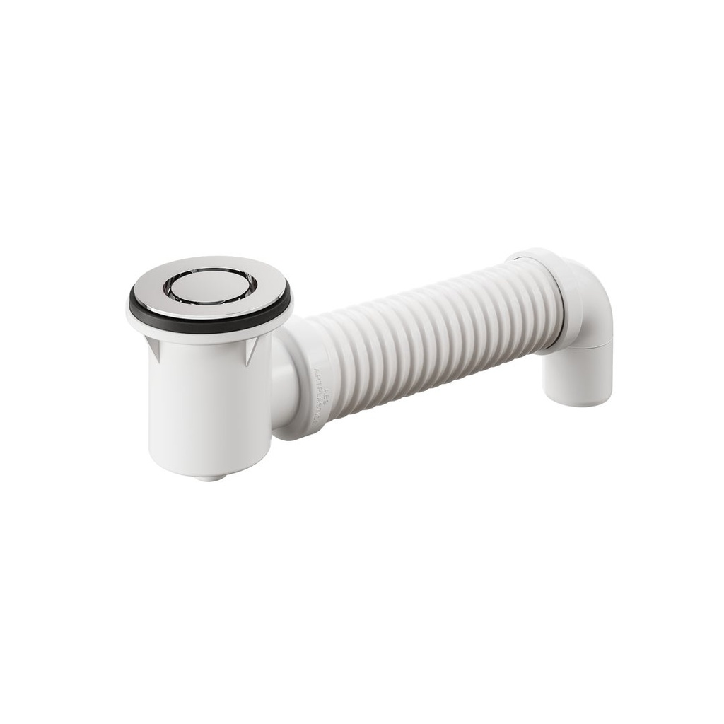 [16484] Bath Bend Pop Down with Connector - Chrome