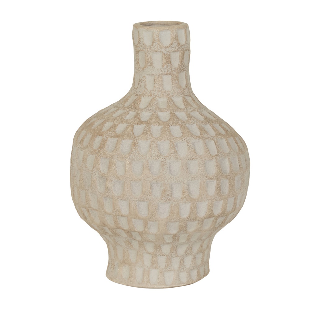 [HANSON-DAPPLE-VASE-HENNA-DEC-HAN-DAP-VASE] Hanson Dapple Vase - Henna