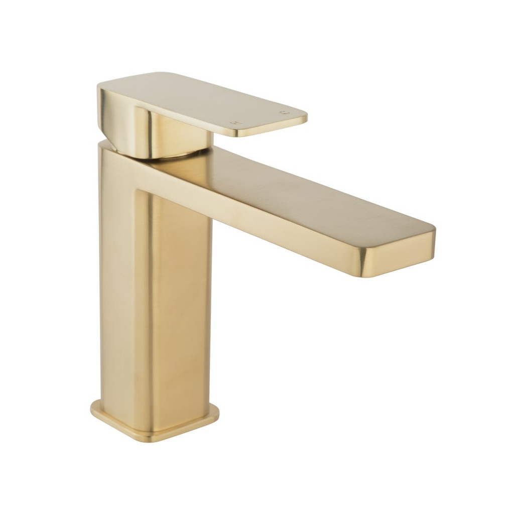 Nesso Basin Mixer - Brushed Brass