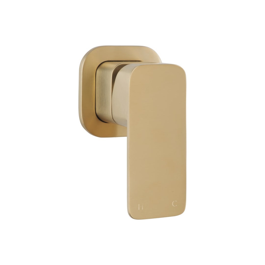 [16580] Nesso Minimal Mixer - Brushed Brass