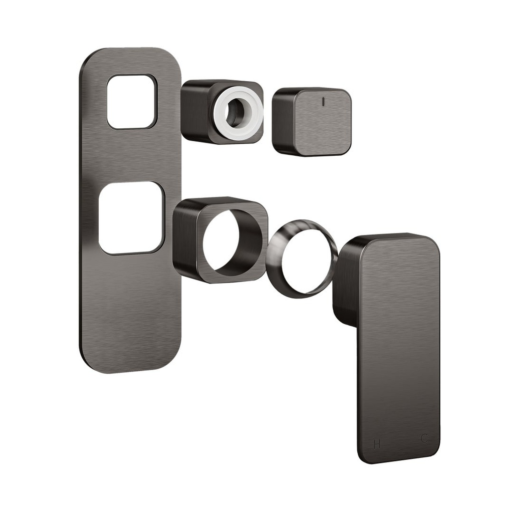 [16588] Nesso Top Shower Diverter Handle Kit - Brushed Gunmetal