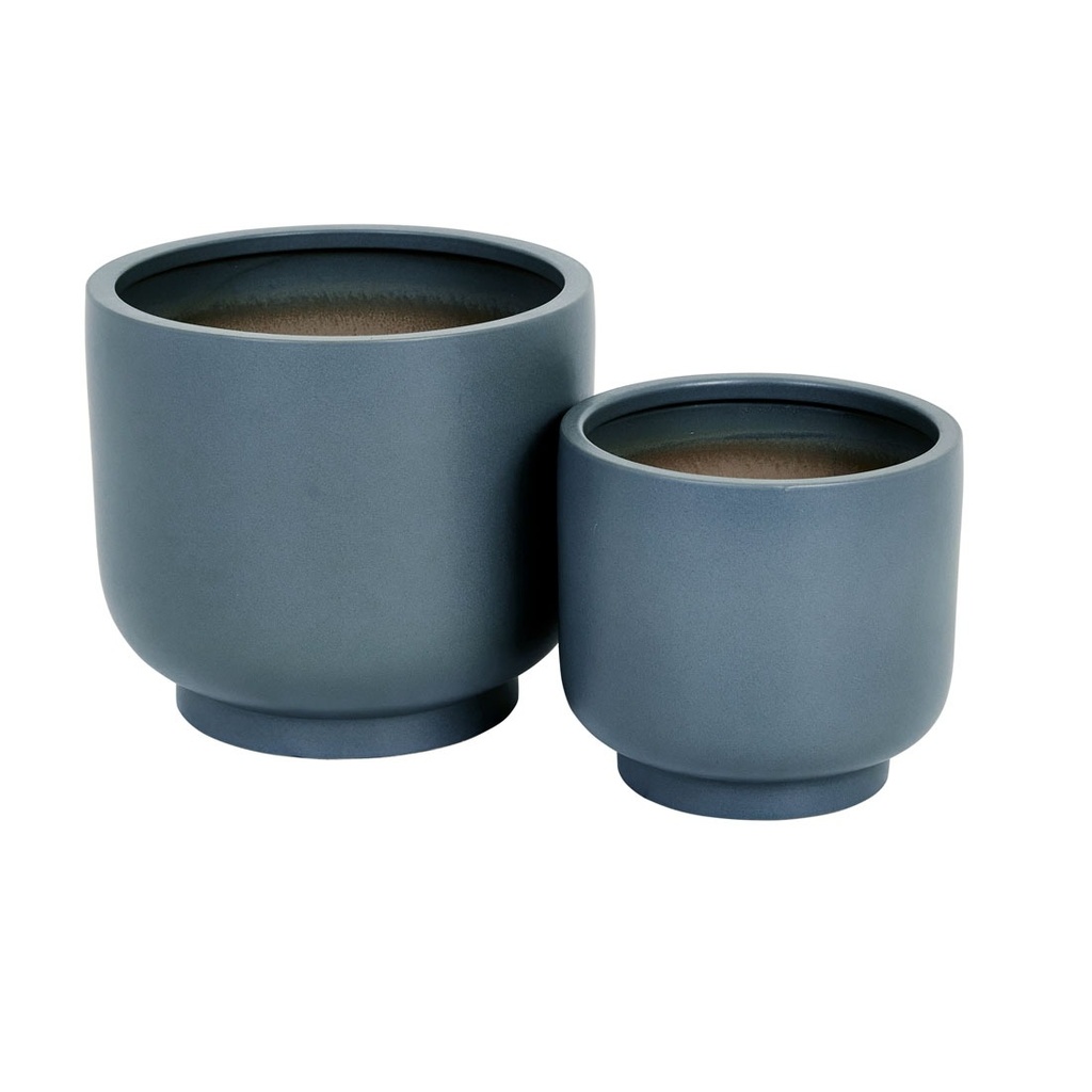 [HANSON-NOA-PLANTER-SET-OF-2-CLOVER-DEC-HAN-NOA-PLT] Hanson Noa Set of 2 Planter - Clover