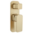 Nesso Top Shower Diverter - Brushed Brass
