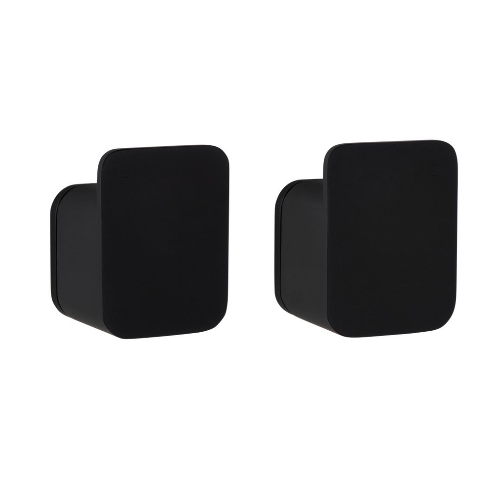 [16604] Nesso Assembly Taps - Matte Black PVD