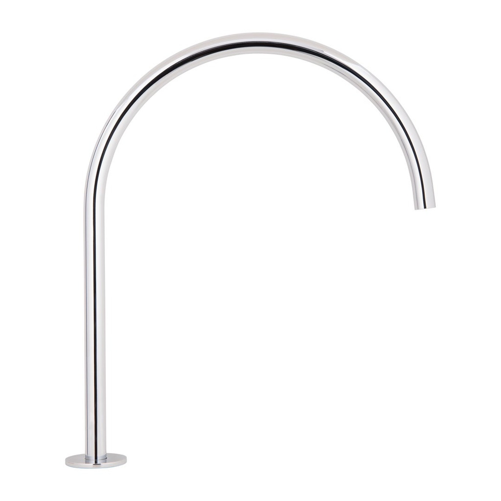 [16635] Thin Bench Mounted Spout - Chrome
