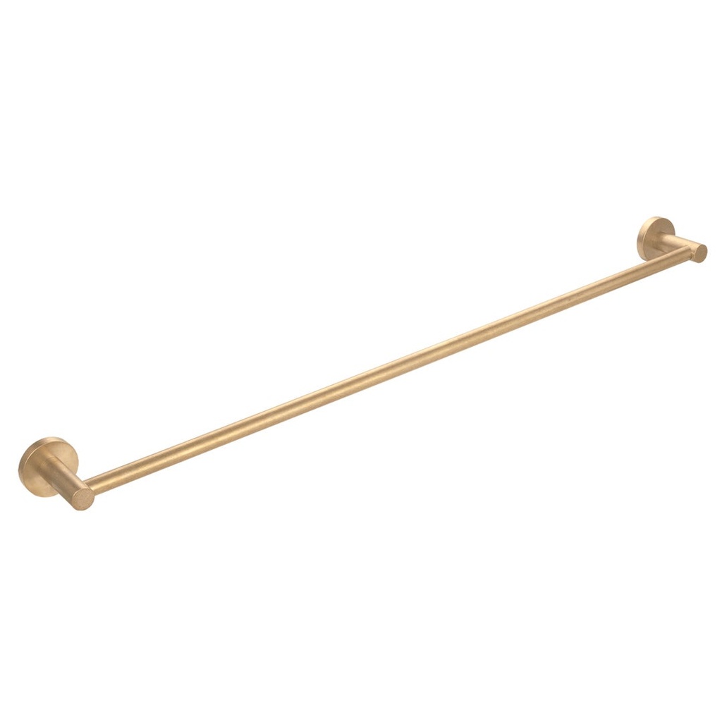 [16680] Elysian Single Towel Rail - Tumbled Aged Brass