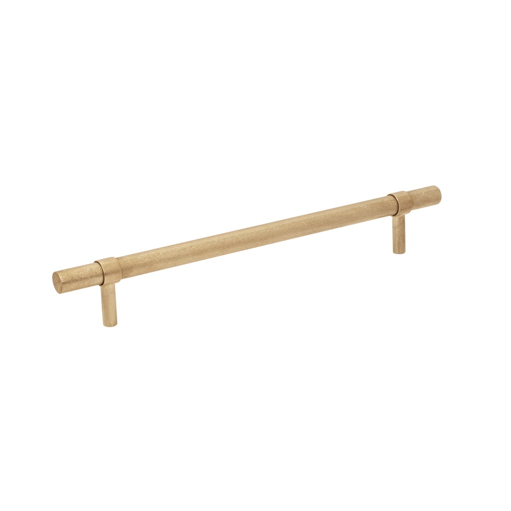 [16682] Modi Adjustable Cabinetry Pull 250mm - Tumbled Aged Brass