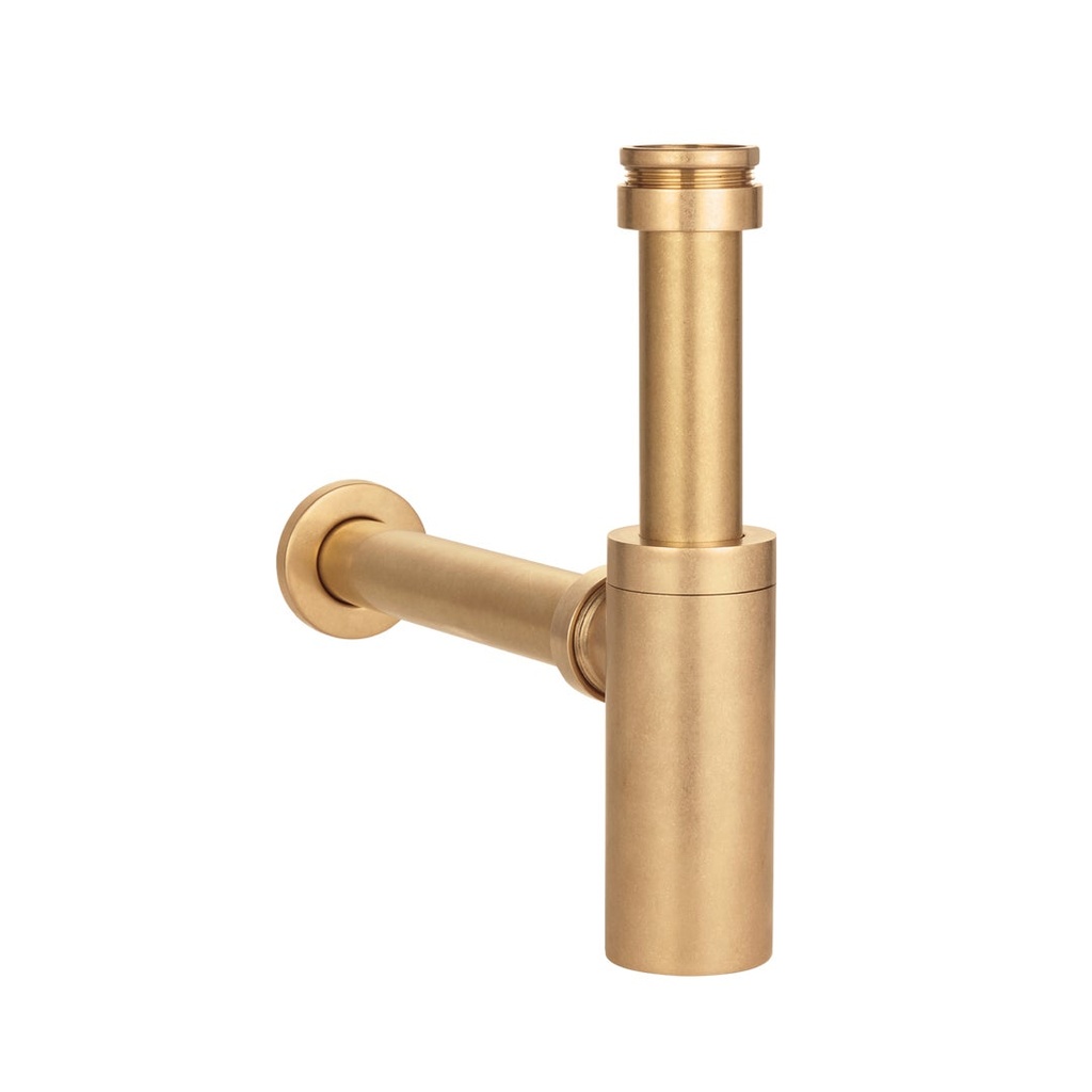 [16780] Marli Bottle Trap Round - Tumbled Aged Brass