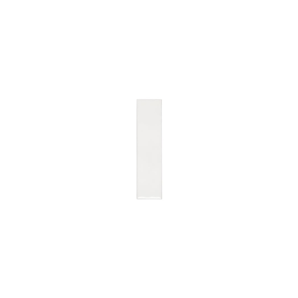 [16785-S] Tropea Natural Edge Subway Tile - Matte White (Sample)
