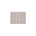 Tropea Natural Edge Subway Tile - Dove Grey