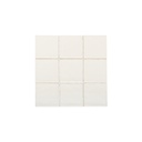 Tropea Natural Edge Square Tile - Matte White