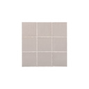 Tropea Natural Edge Square Tile - Dove Grey