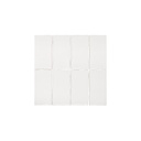Tropea Natural Edge Rectangle Tile - Gloss White