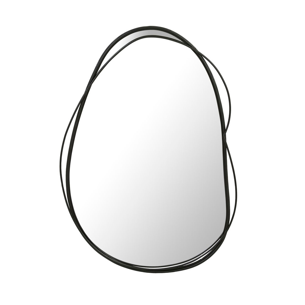 [HARIRA-ENTWINE-MIRROR-MATT-BLACK-MIR-HARI-ENTWINE-X] Harira Entwine Mirror - Matt Black