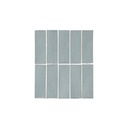 Rommani Handmade Zellige Rectangle Tile - Powder Blue