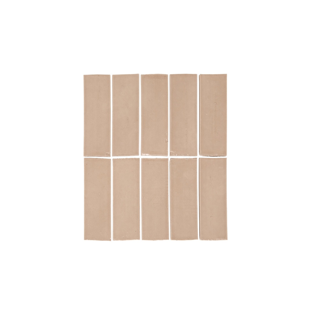 [16873] Rommani Handmade Zellige Rectangle Tile - Latte