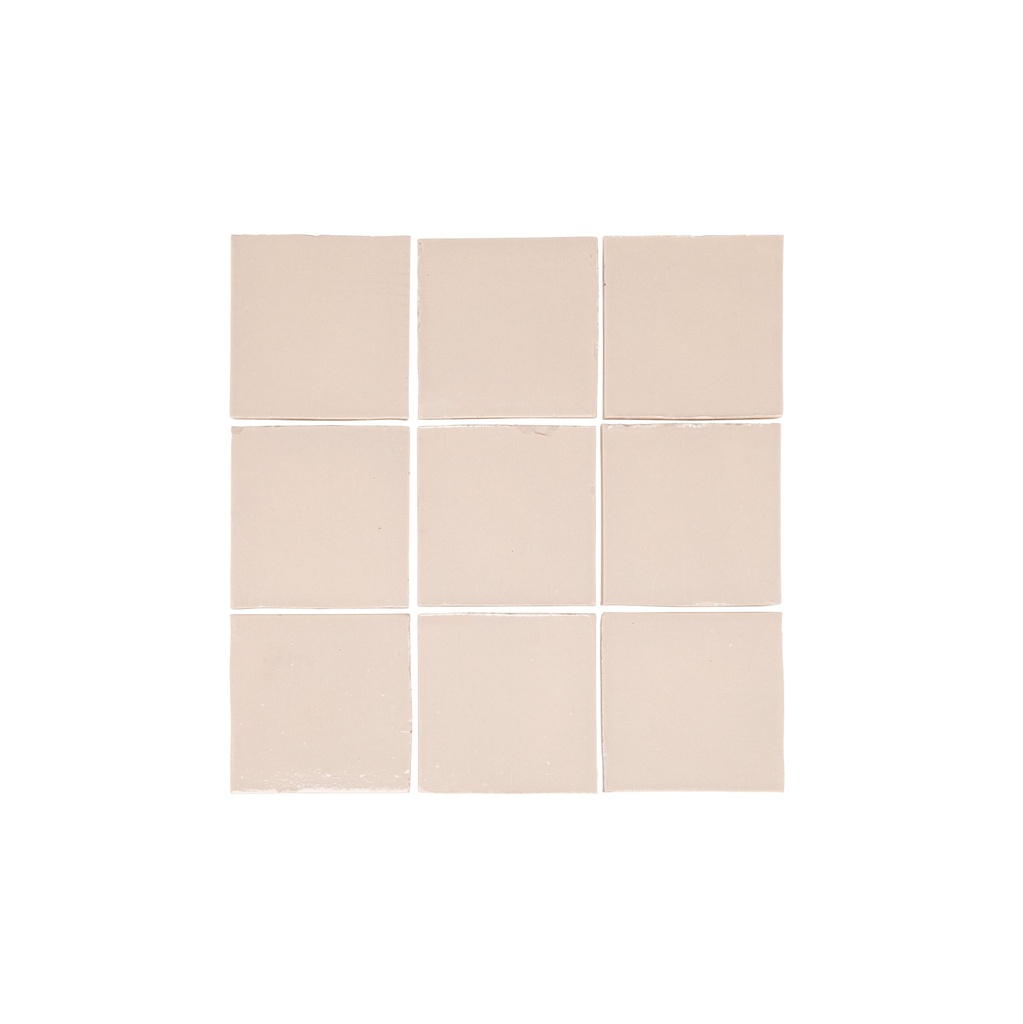 [16886] Rommani Handmade Zellige Square Tile - Bone