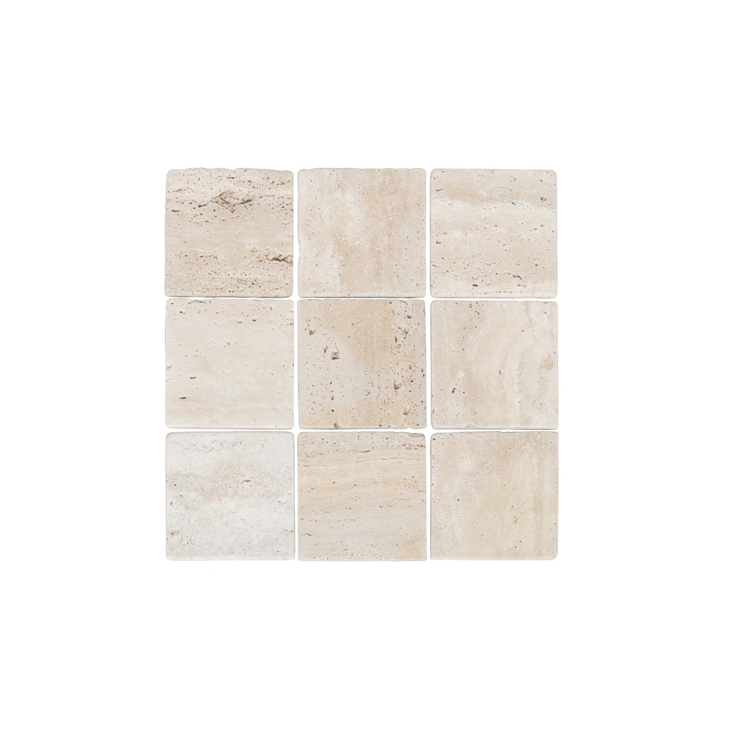 [16889] Oyama Travertine Square Mosaic Tile