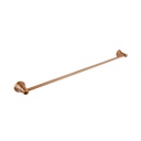 Kingsley Single Towel Rail - Brushed Copper