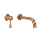 Kingsley Minimal Mixer & Spout Set - Brushed Copper